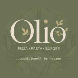 Olio Pizza Pasta Burger logo.